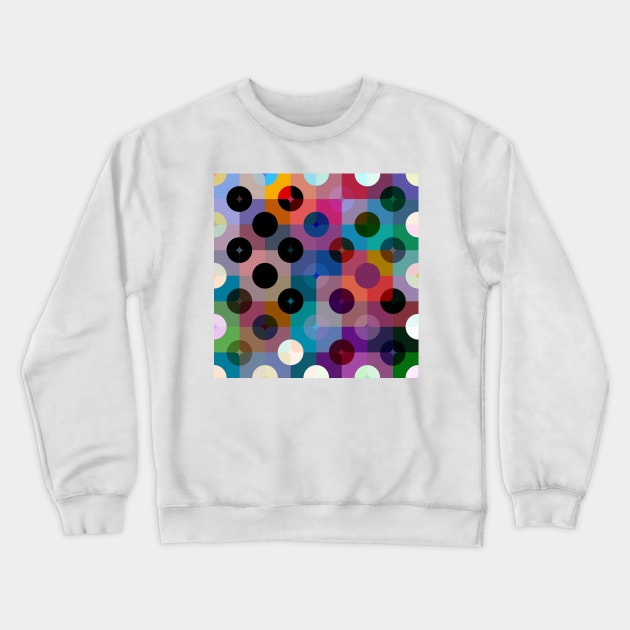 Dots and squares v.2 Crewneck Sweatshirt by bobdijkers